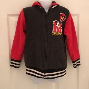 Disney Toddler Boy Faux Fur Lined Zippered Hoodie